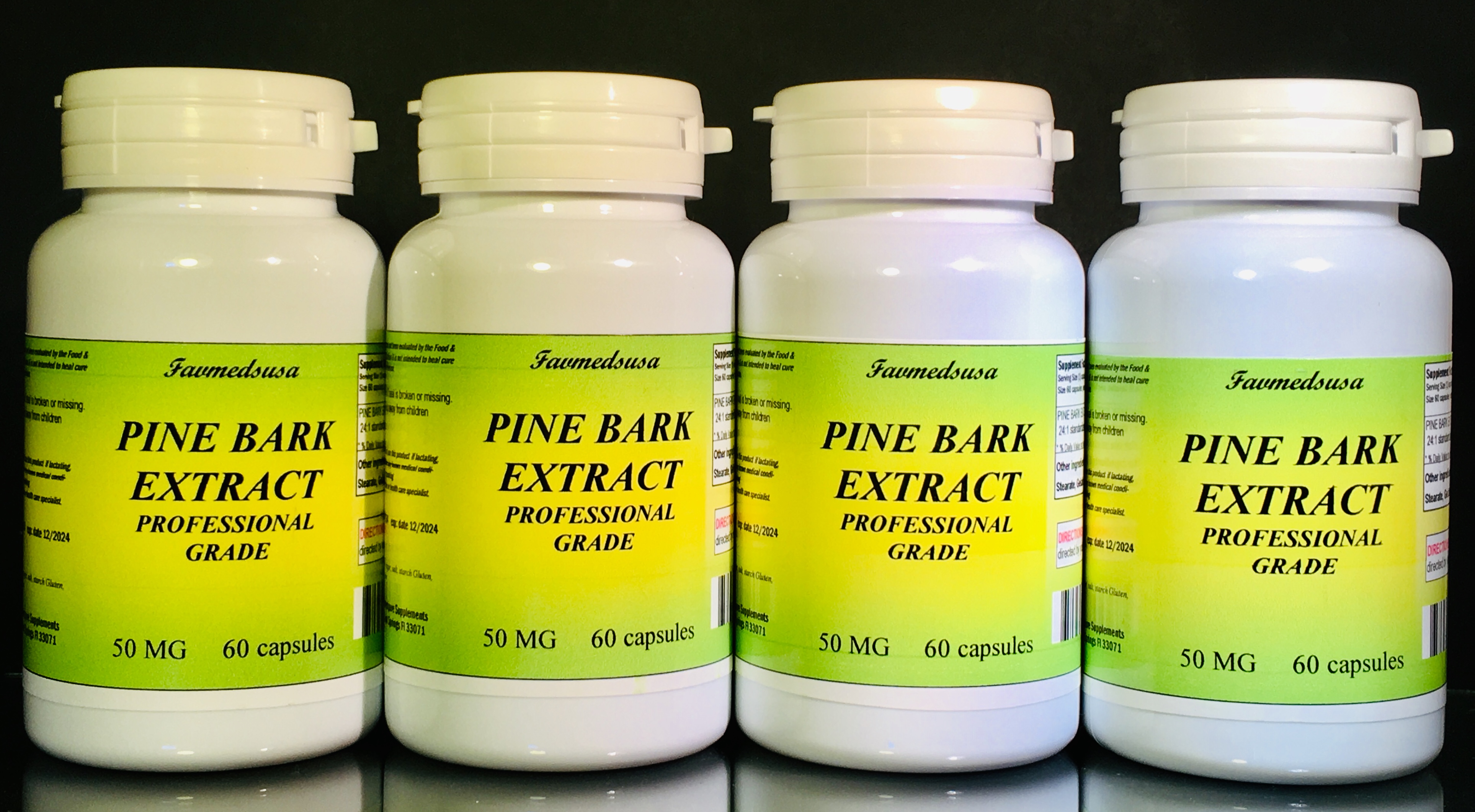 Pine Bark Extract 50mg - 240 (4x60) capsules